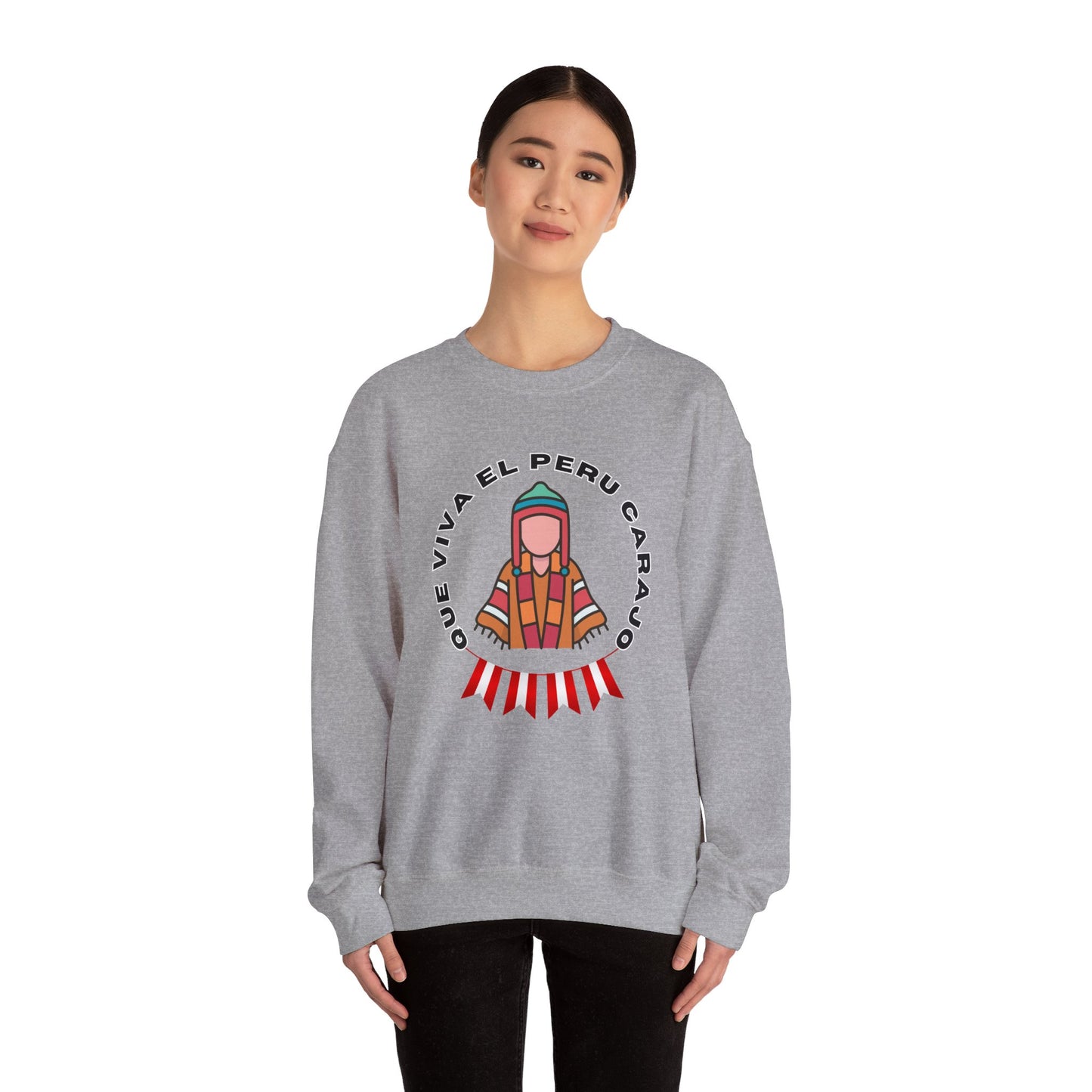 Best Peruvian Unisex Sweatshirt "Que Viva El PERU Carajo"