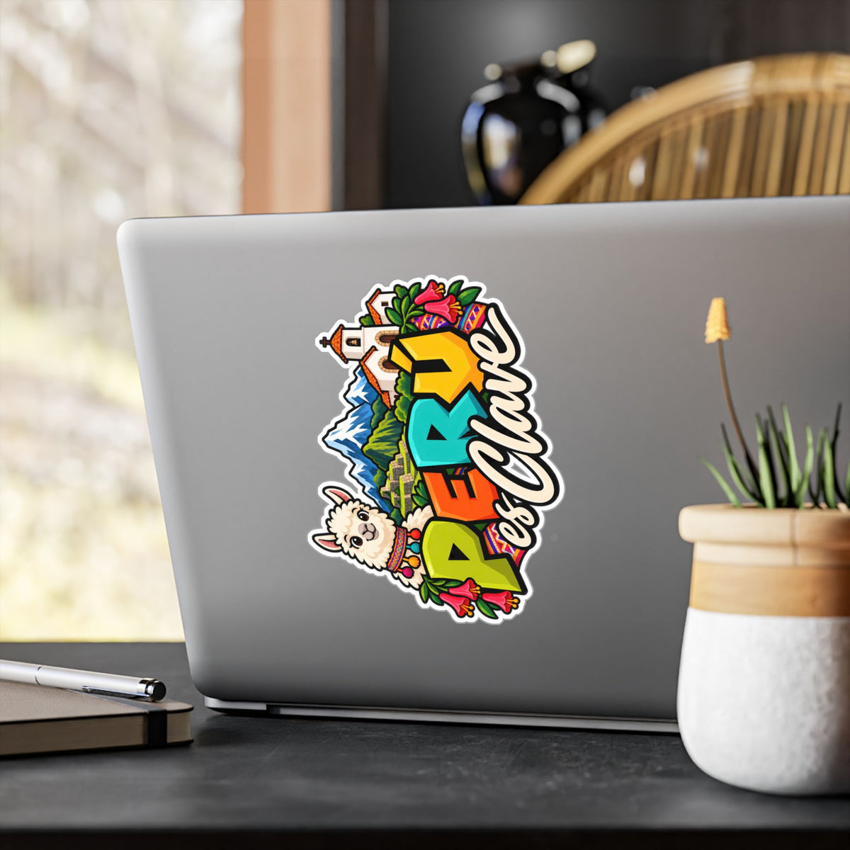 Best Perú es Clave Sticker - Alpaca & Machu Picchu Decal