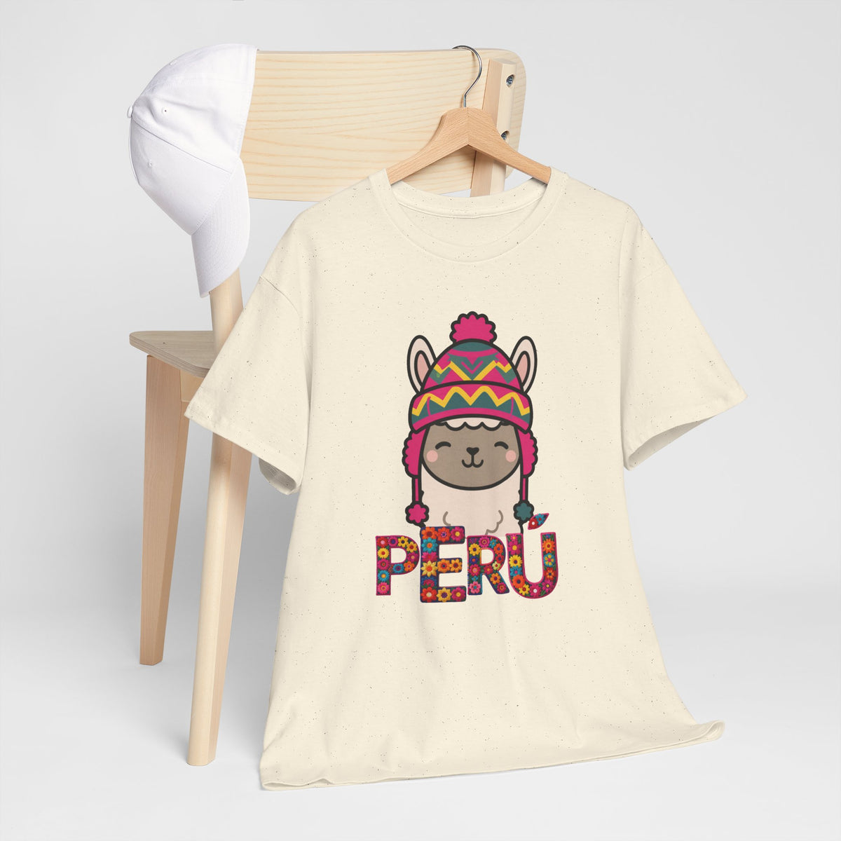 Best Peru Chullo Llama T-Shirt USA Unisex Andean Pride Tee