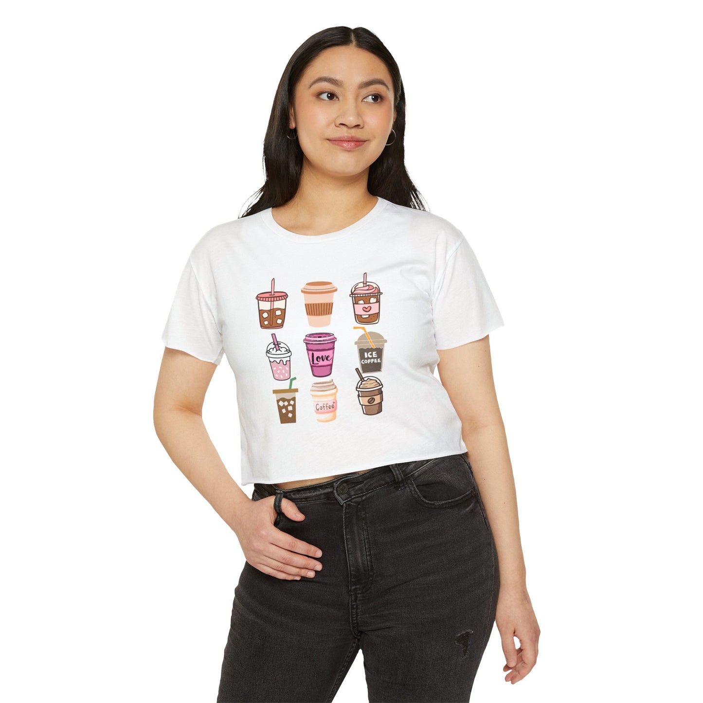 Best Coffee Cropped T-Shirt "Coffee Mugs That's Serving Up Success"