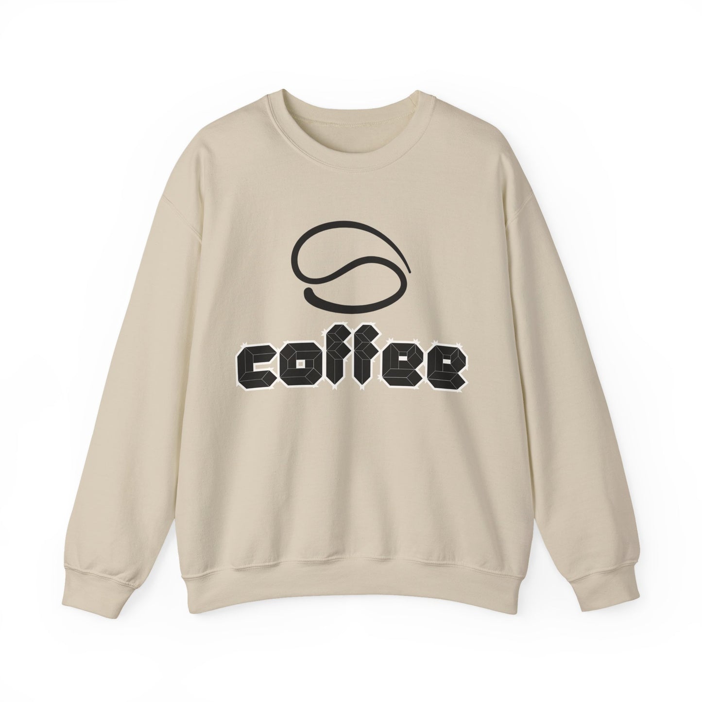 🔴☕ Bold Coffee Sweatshirt USA | Eco-Friendly Unisex Coffee Sweater