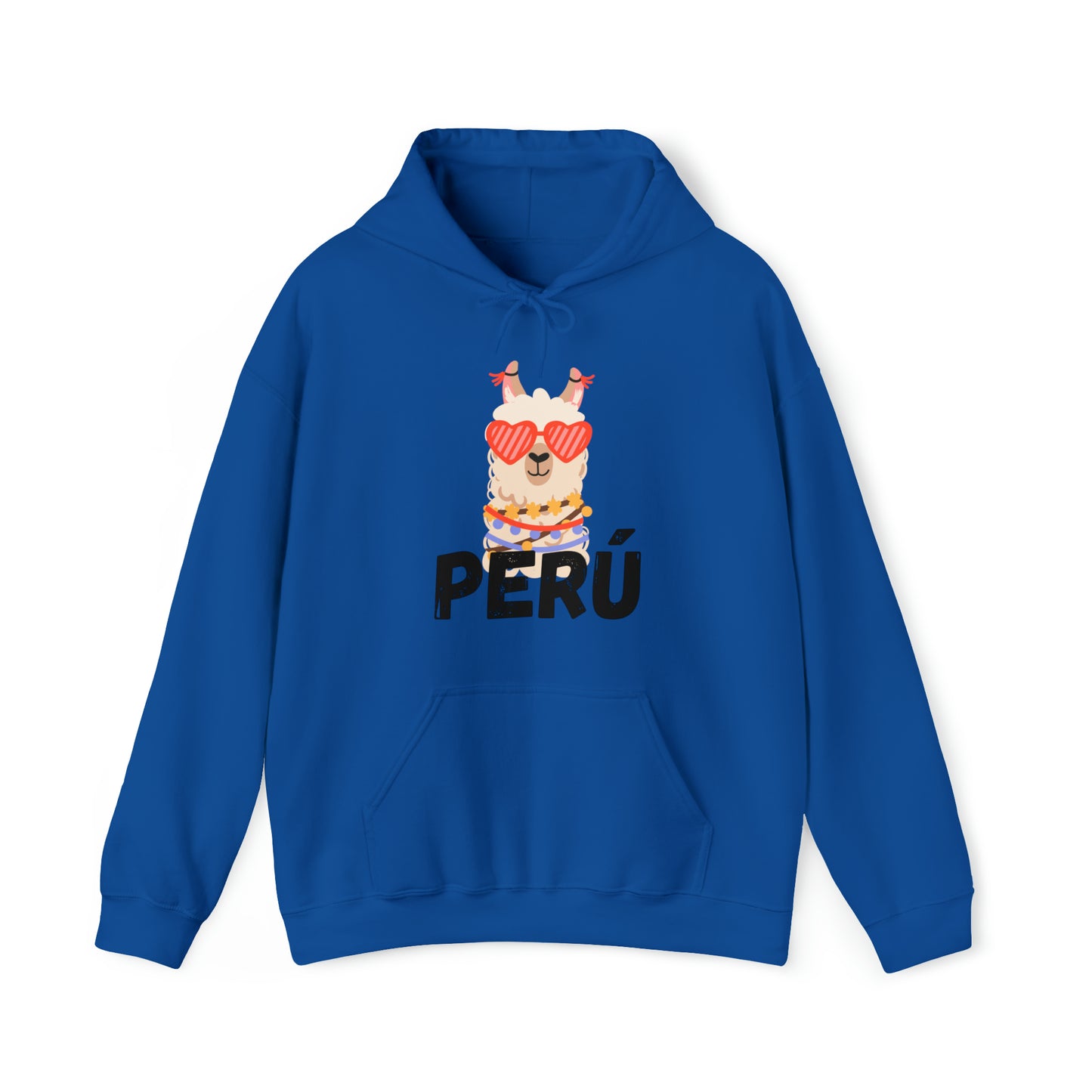 Peruvian Unisex Hoodie "Cozy Elegance,Peruvian Llama" 2024