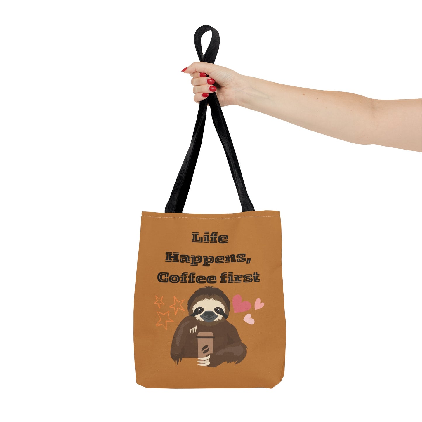 Best Coffee Tote Bag "Life Happens, Coffee First"