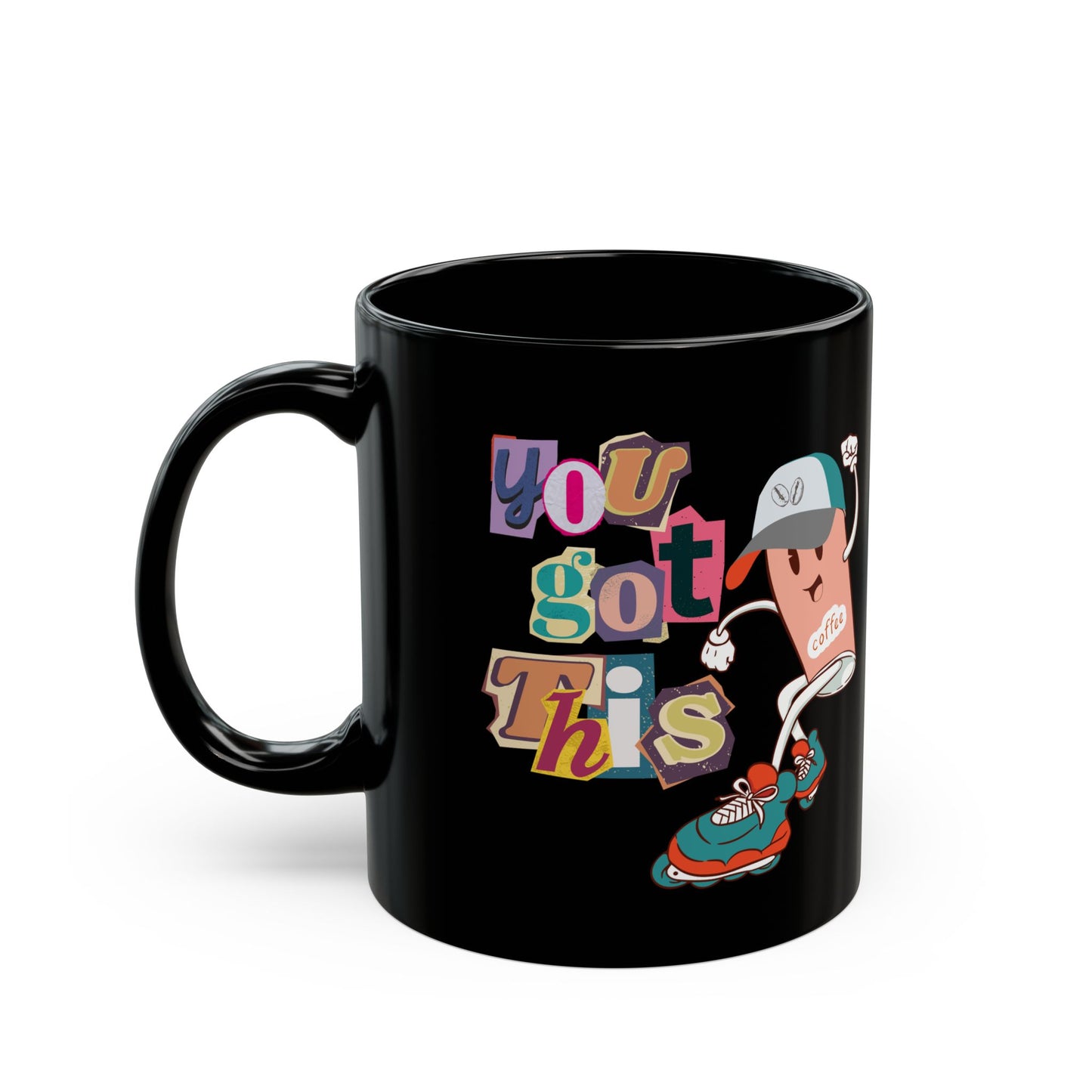 Best Black Coffee Mug Sip & Smile:'You Got This' Skating Craze