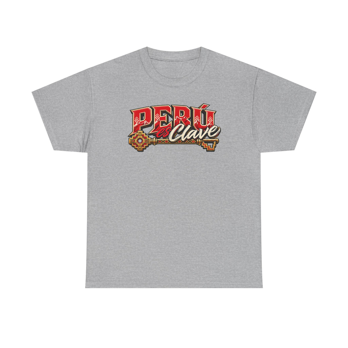 Best Perú es Clave T-Shirt - Gold Key & Andes Peruvian Tee
