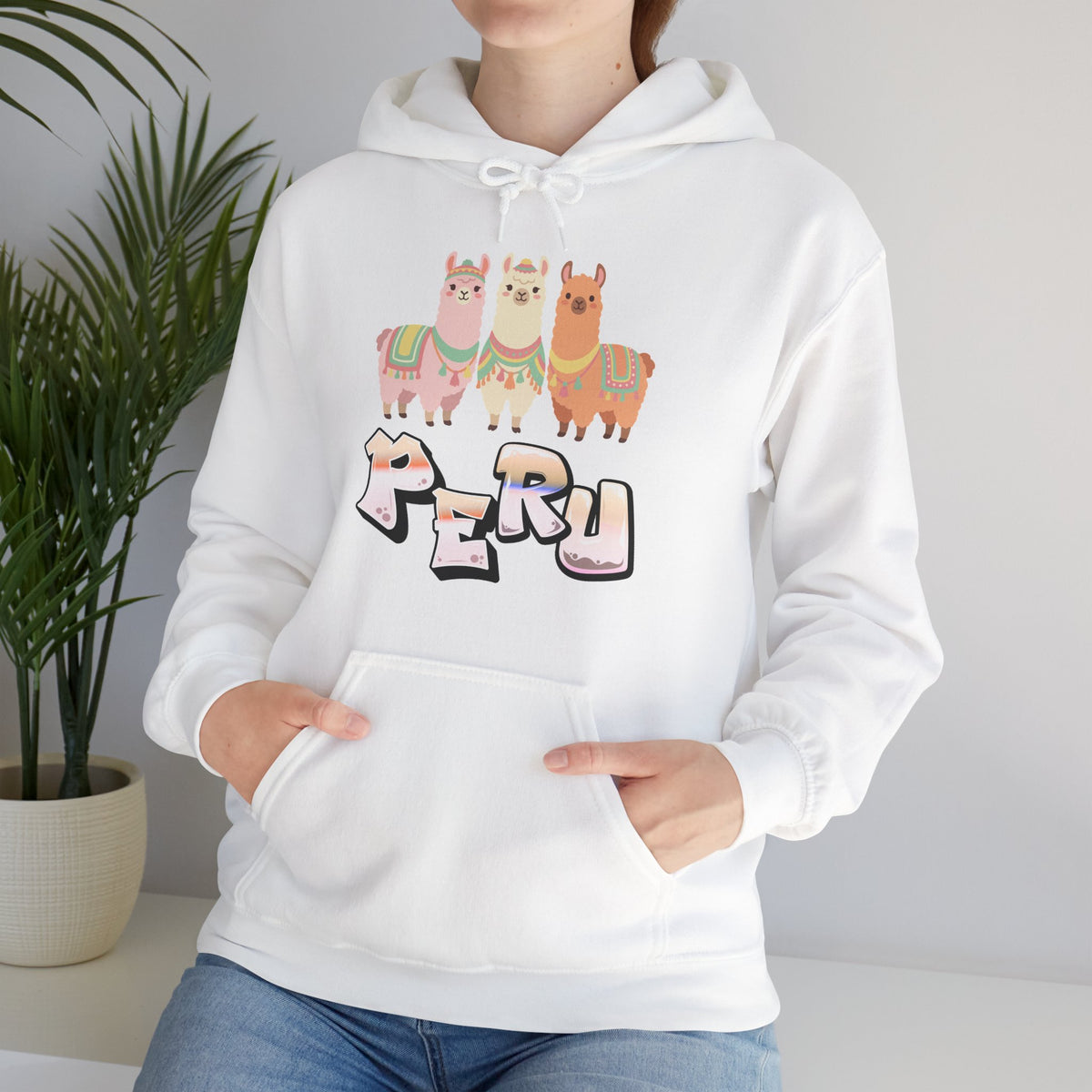 Best Peru Three Llamas Hoodie - Peruvian Pullover