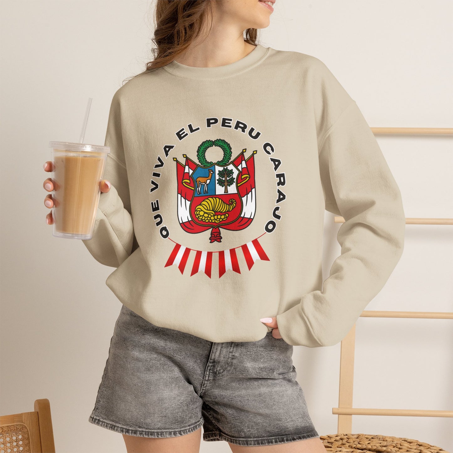 Best Peruvian Unisex Sweatshirt "PERU Escarapela"