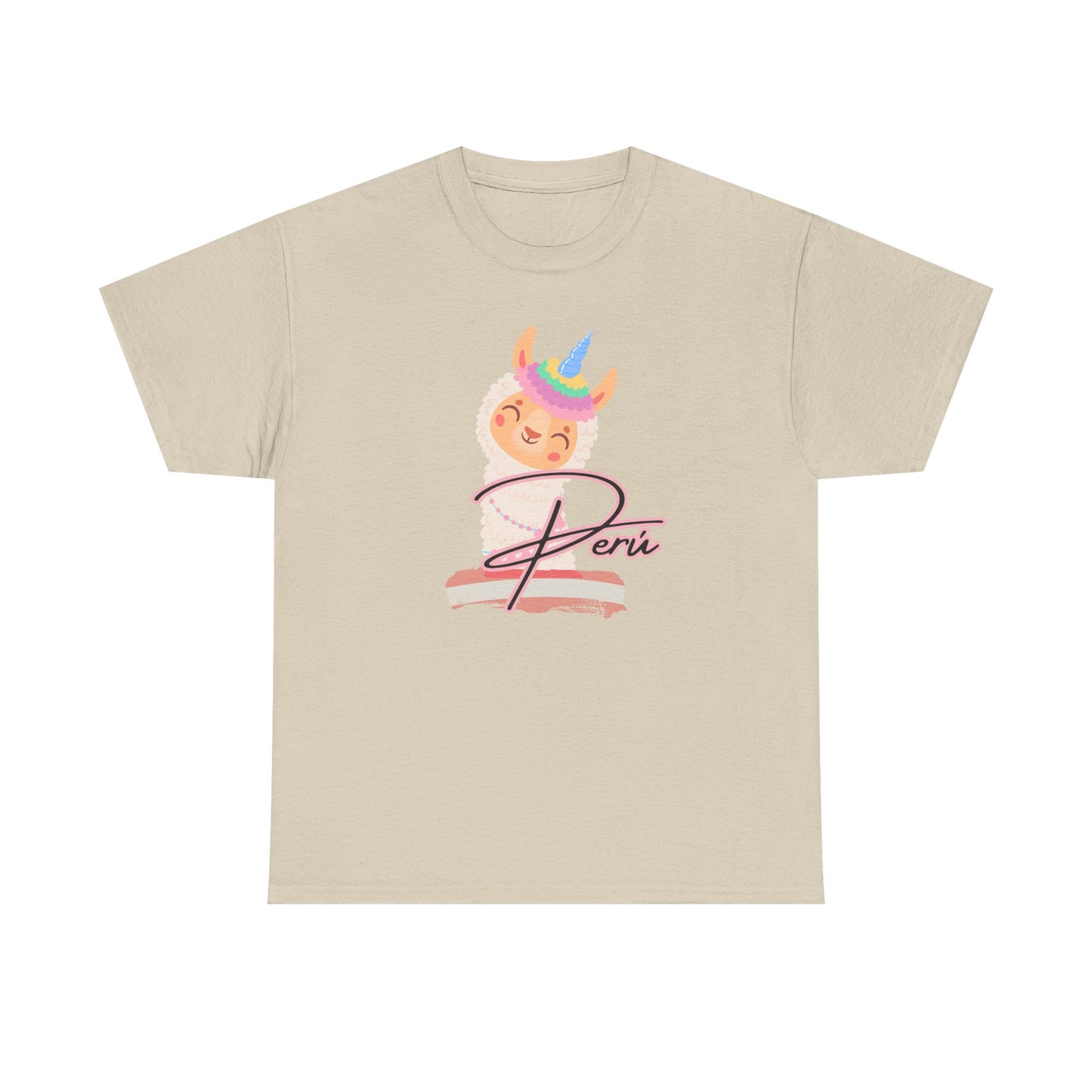 Best Peru Unicorn Llama T-Shirt USA Unisex Cute Peru Pride Tee