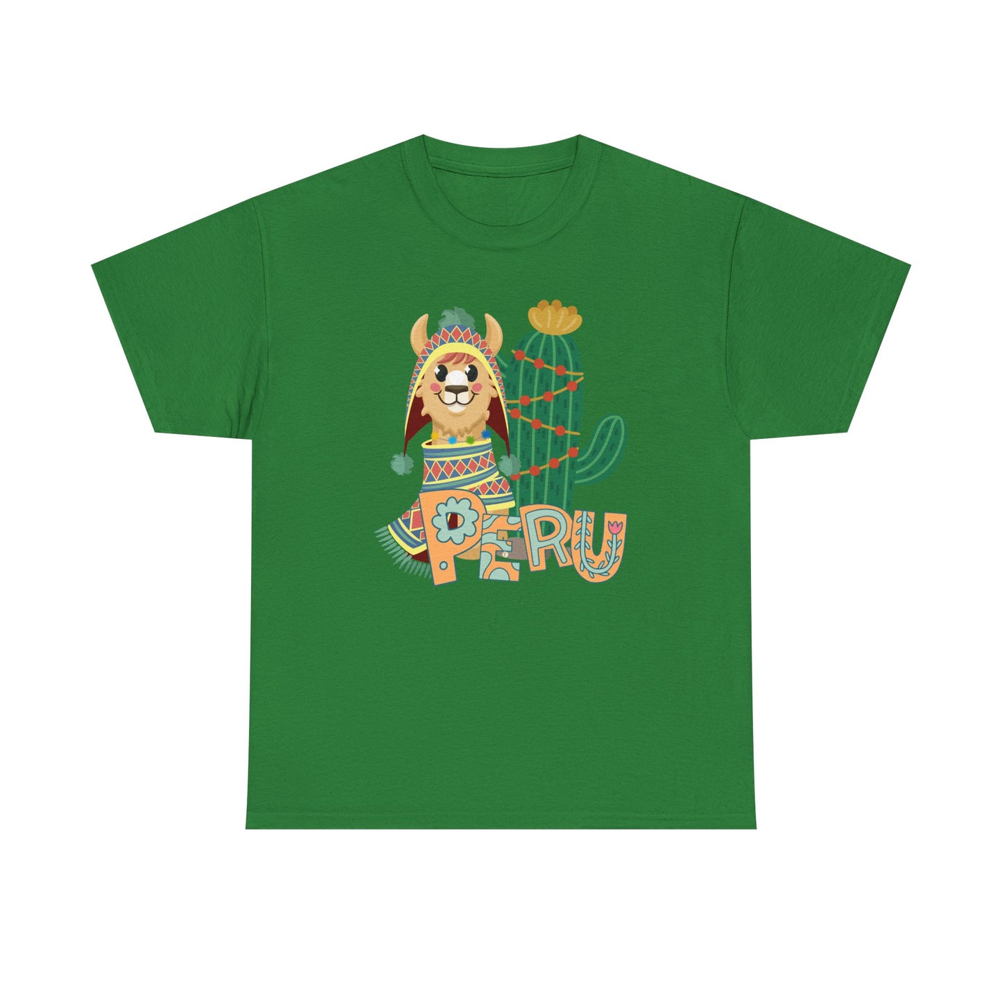 Best Peru Chullo Llama T-Shirt USA — Peruvian Pride Tee