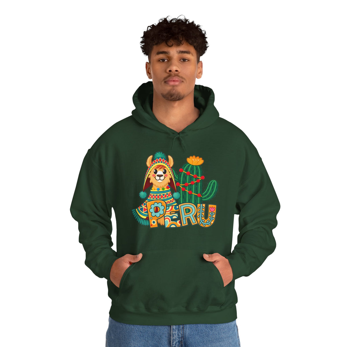 Best Peru Llama Hoodie - Cozy Peruvian Gift for Him & Her