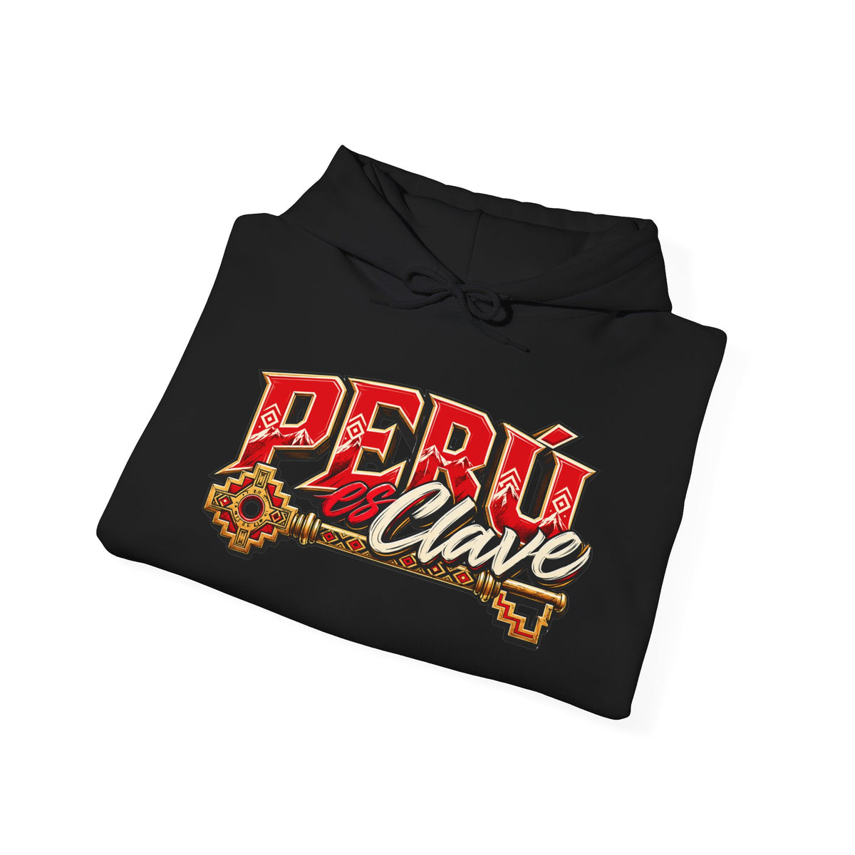 Best Perú es Clave Hoodie - Gold Key & Andes Design Gift