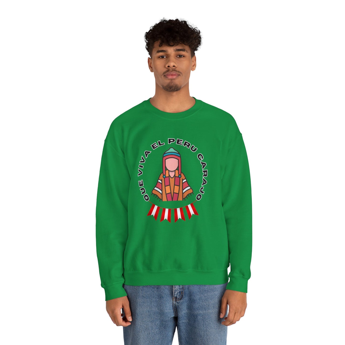 Best Peruvian Unisex Sweatshirt "Que Viva El PERU Carajo"