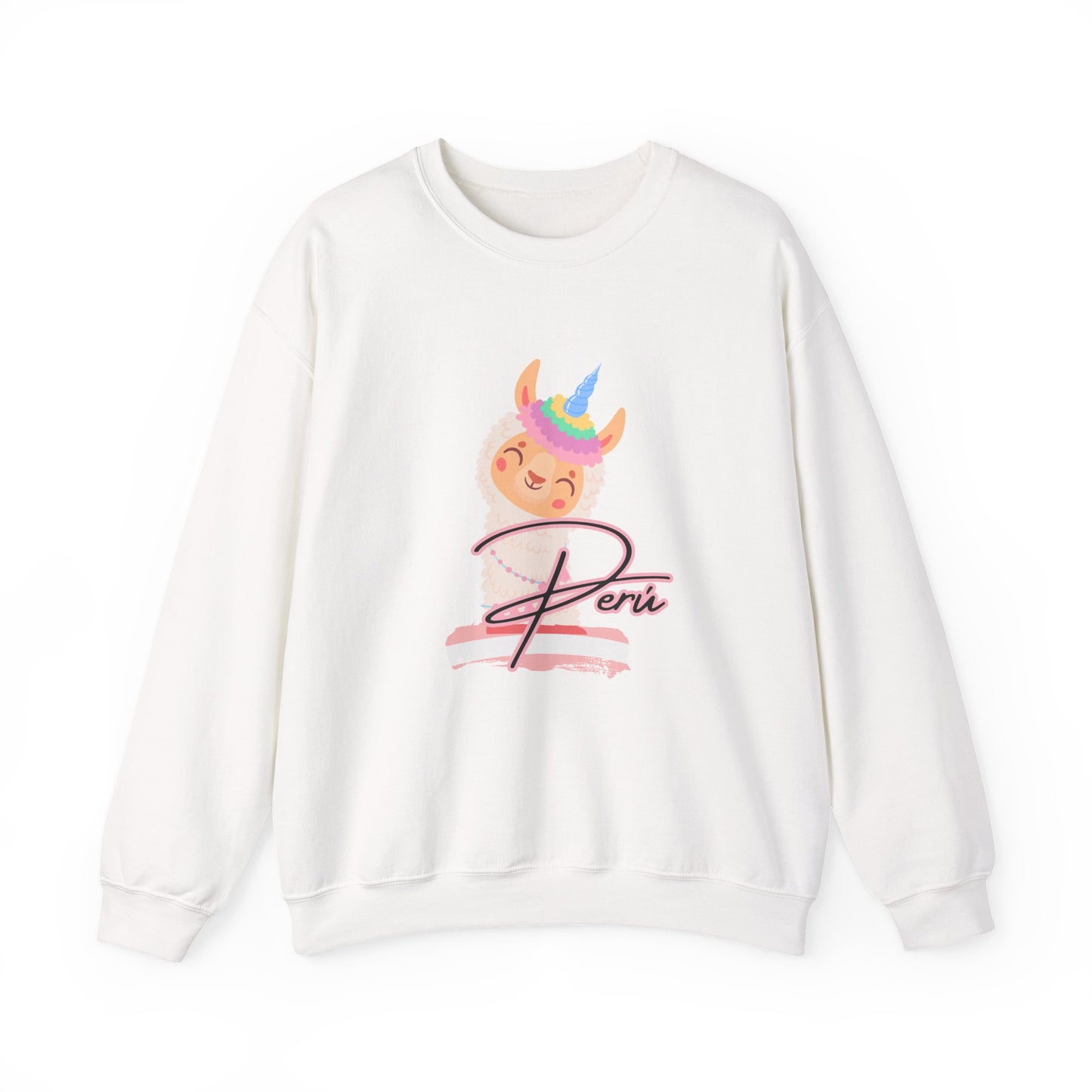 Best Peruvian Unisex Sweatshirt "Llama Unicorn"
