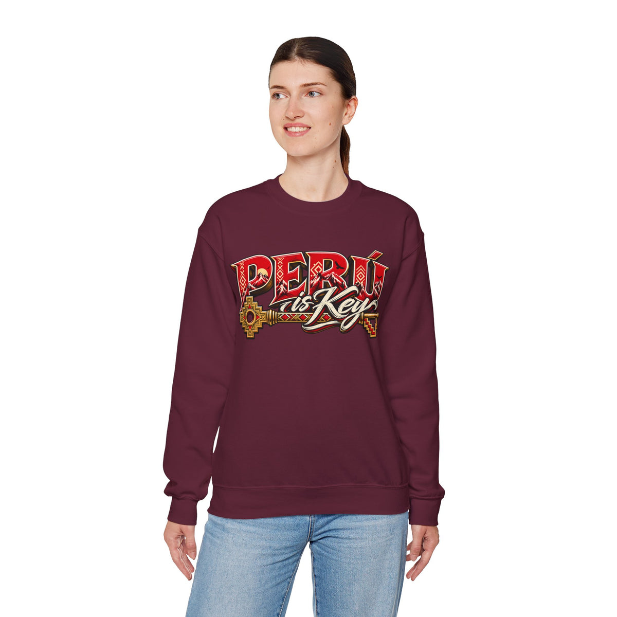 Best Peru is Key Sweatshirt - Andes Sun & Condor Crewneck