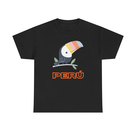 Best Peru Colorful Toucan T-Shirt USA Unisex Tropical Bird Tee