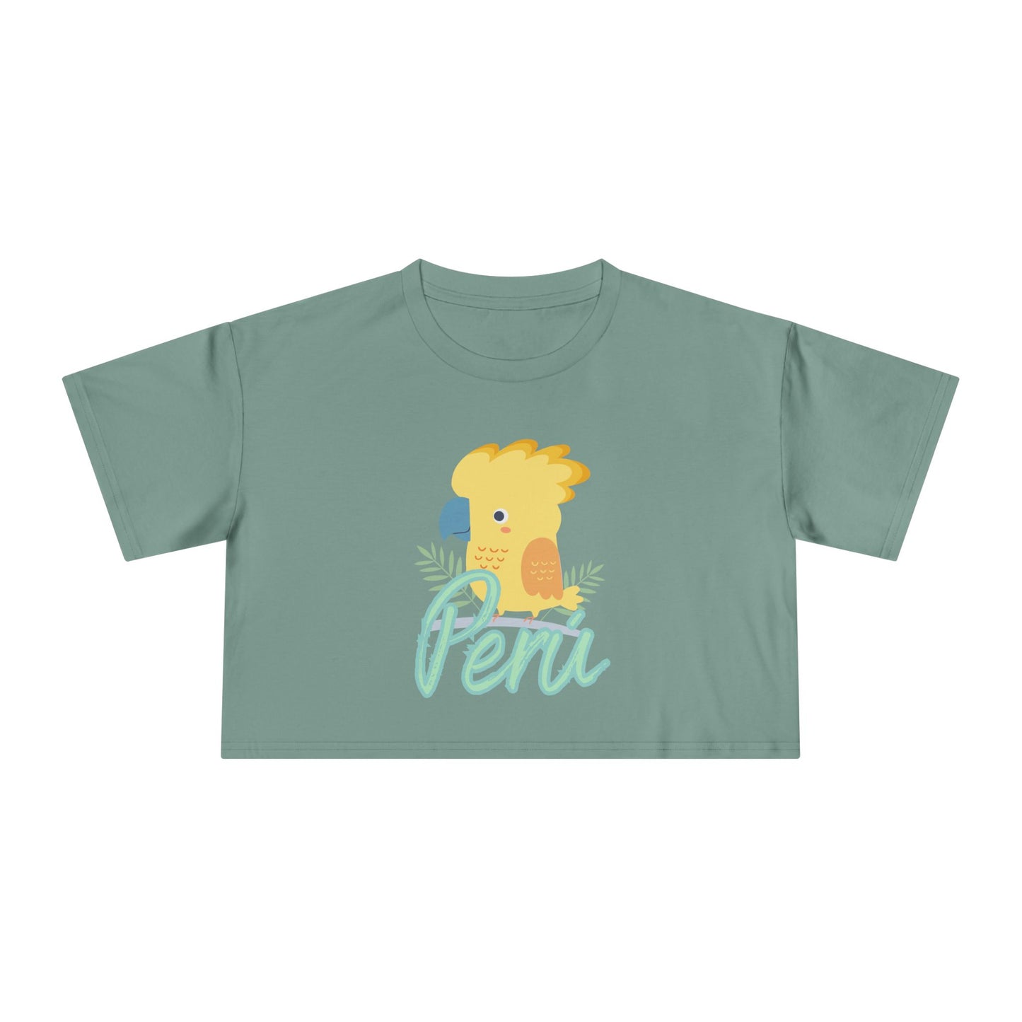 Best Peru Cockatoo Crop Top | Peruvian Gift USA