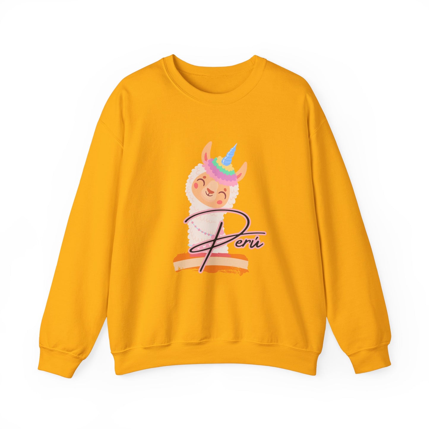 Best Unisex Sweatshirt Peruvian Inspired "Llama Unicorn"