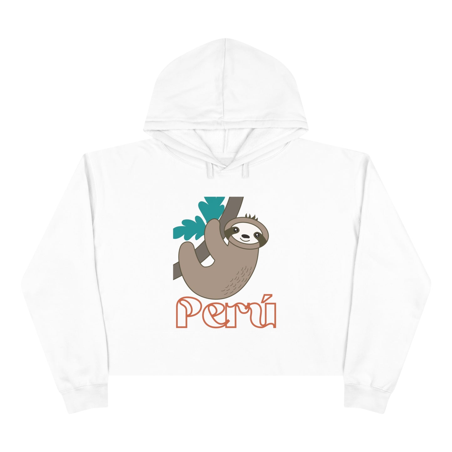 Peruvian Crop Hoodie "Perezozo"