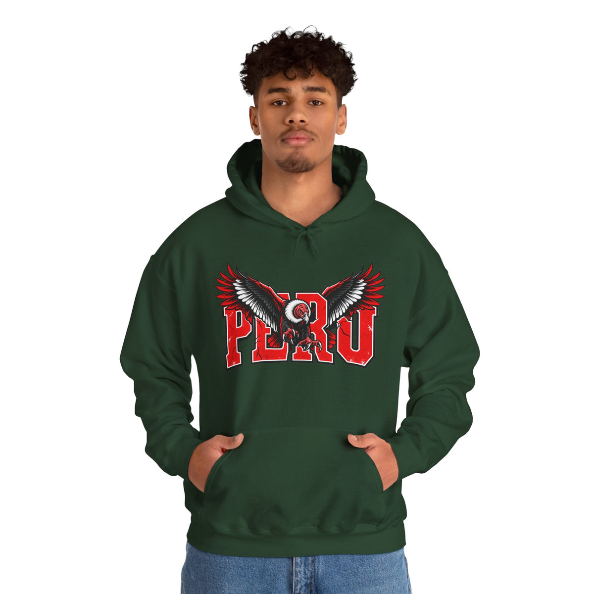Best Peru Varsity Hoodie - Condor Design, Sporty Gift