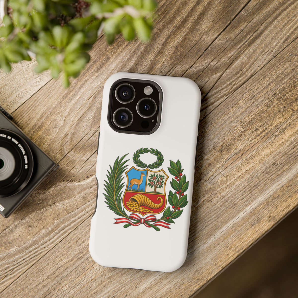 Best Peru Coat of Arms Phone Case - Escudo Nacional Gift