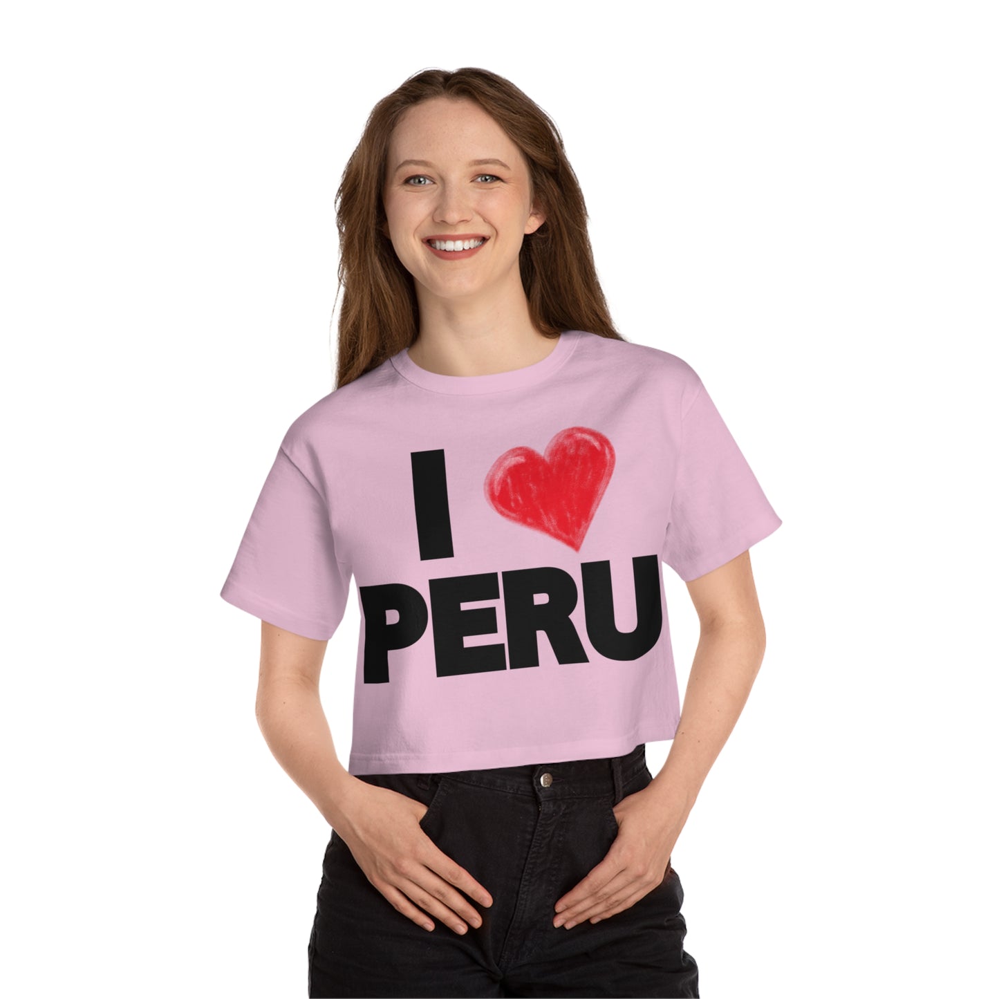 Champion Peruvian Cropped T-Shirt Champion "Love Peru"