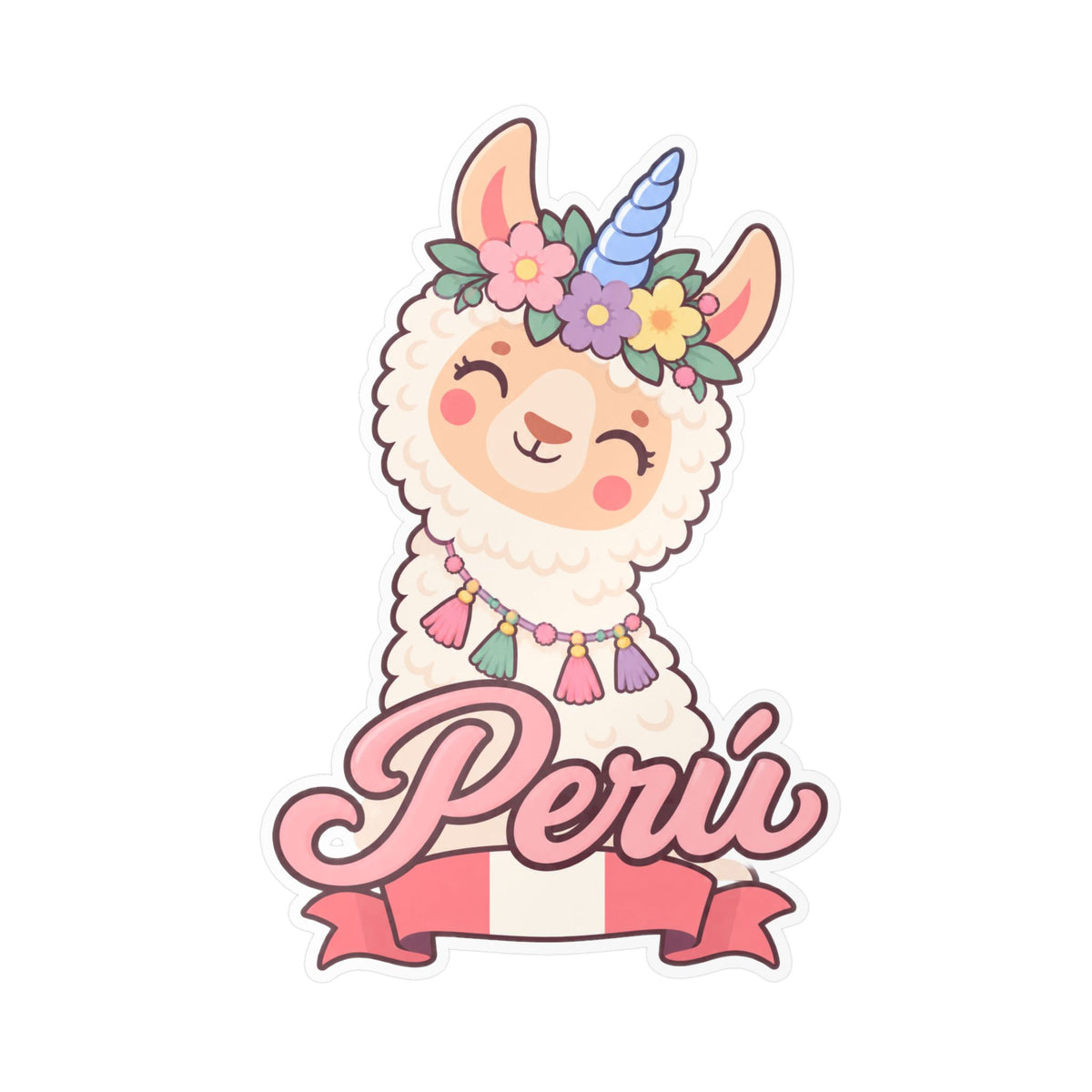 Best Unicorn Llama Peru Sticker - Cute Llamacorn Decal