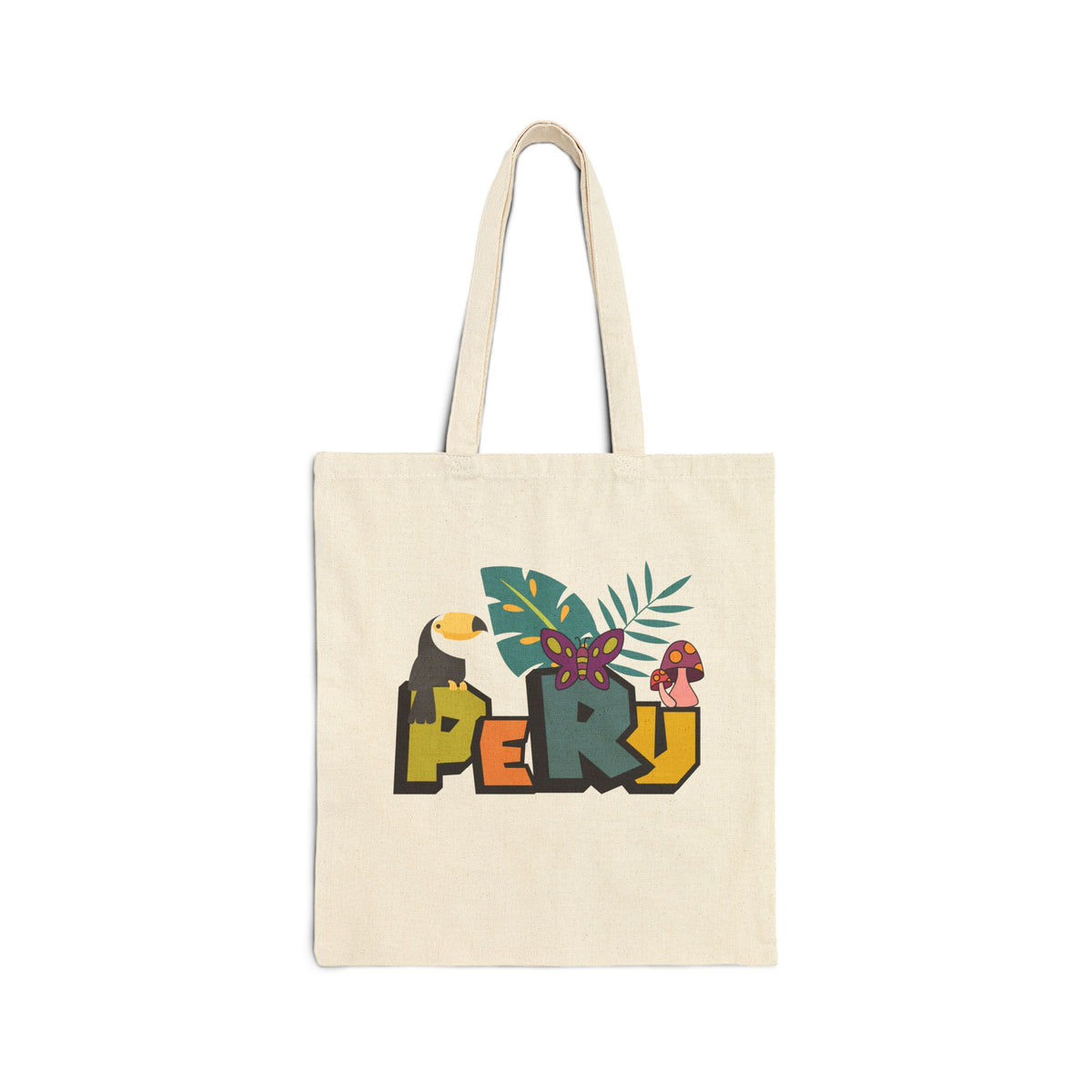 Best Peru Jungle Canvas Tote Bag - Peruvian