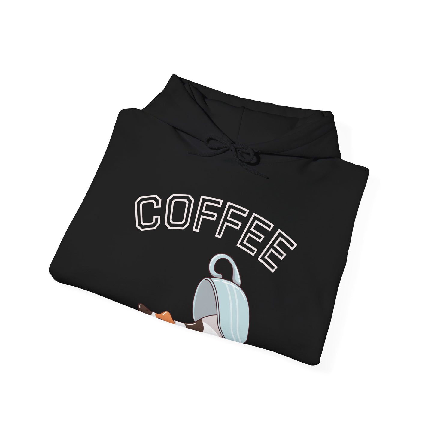 Coffee Cat Hoodie (Unisex) – Cute Cat in Coffee Mug Graphic, Hoodie for Coffee Lovers (USA Only)