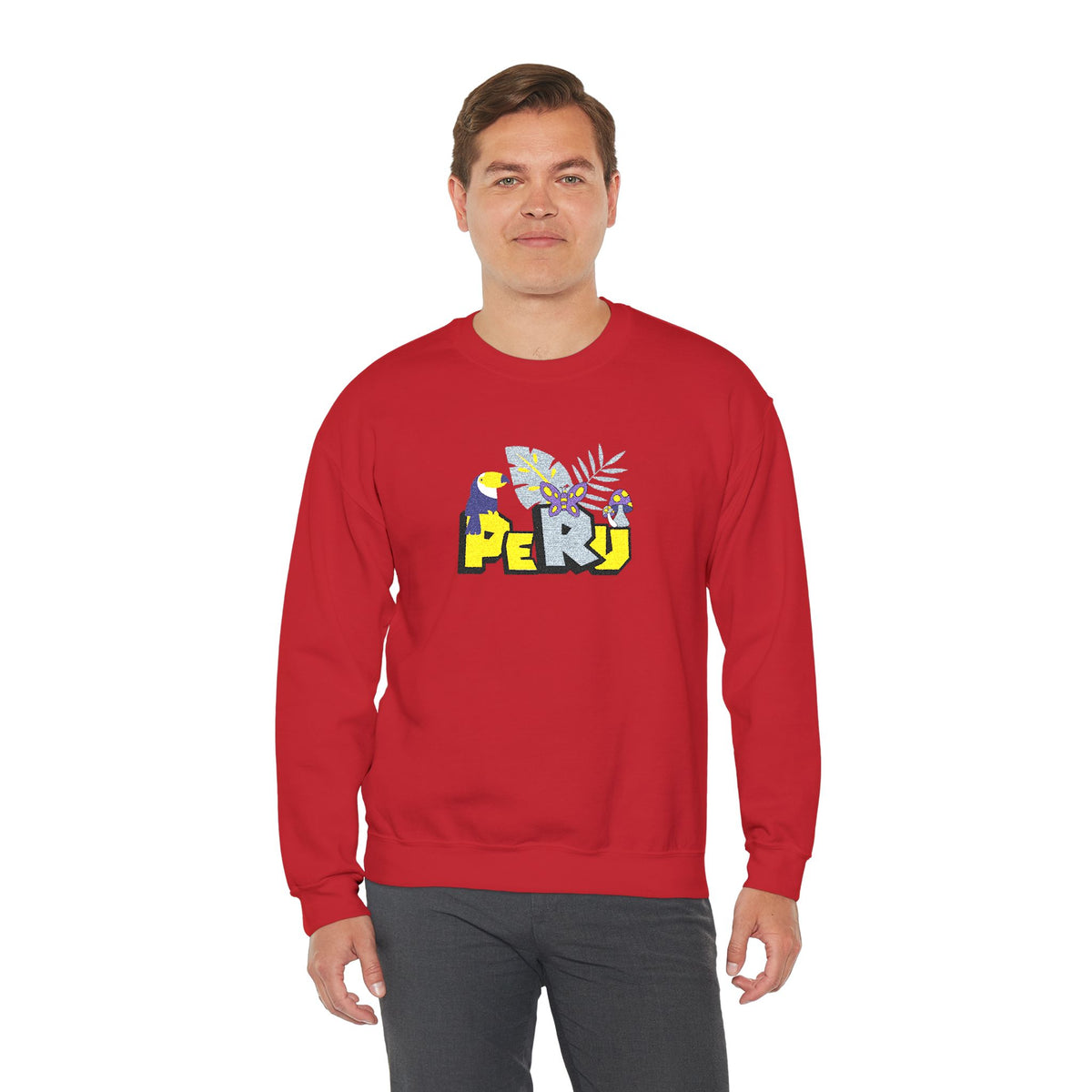 Best Peru Jungle Embroidered Sweatshirt USA