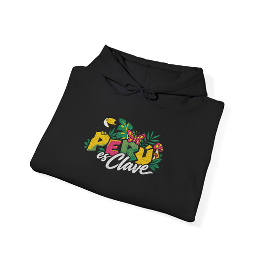 Best Perú es Clave Embroidered Hoodie - Amazon Toucan Gift
