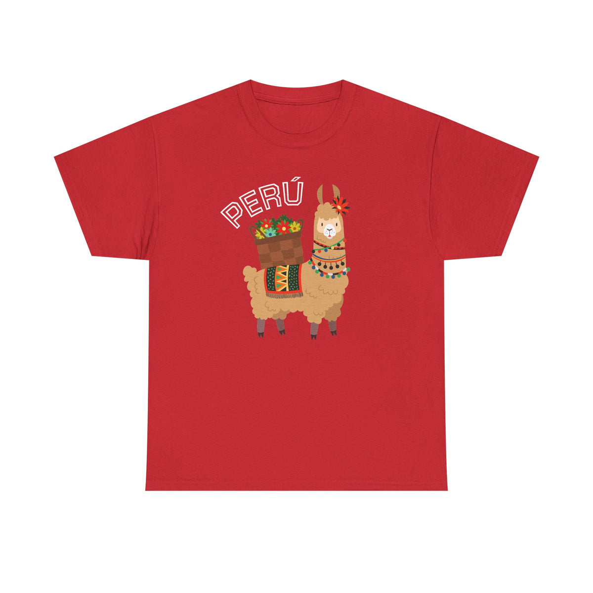 Best Peru Llama T-Shirt USA Unisex Andean Llama Pride Tee