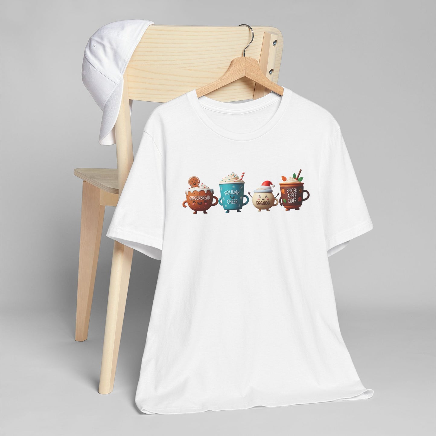 🍪☕ Gingerbread & Holiday Cheer T-Shirt USA | Festive Coffee Tee