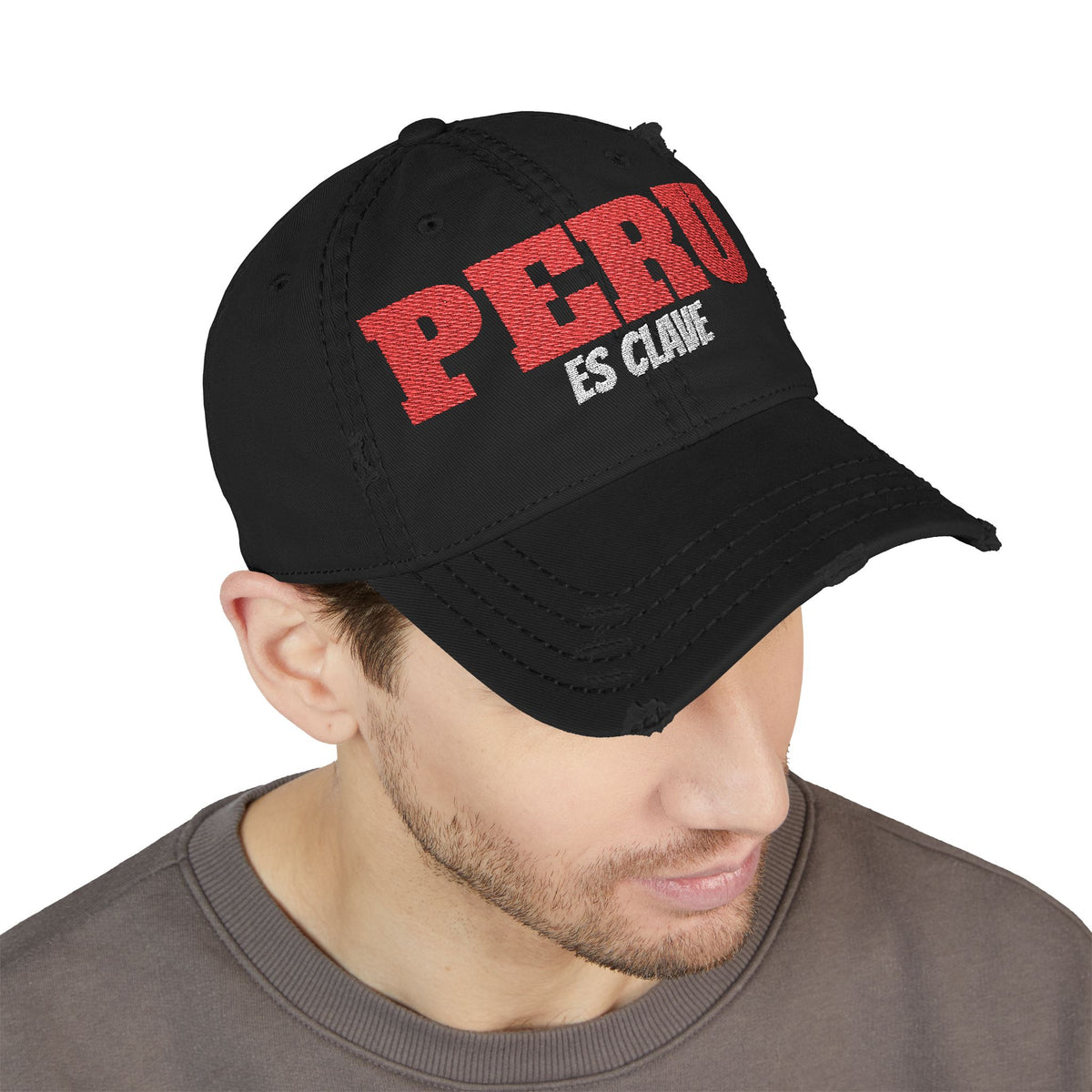 Best Peru Es Clave Embroidered Hat USA