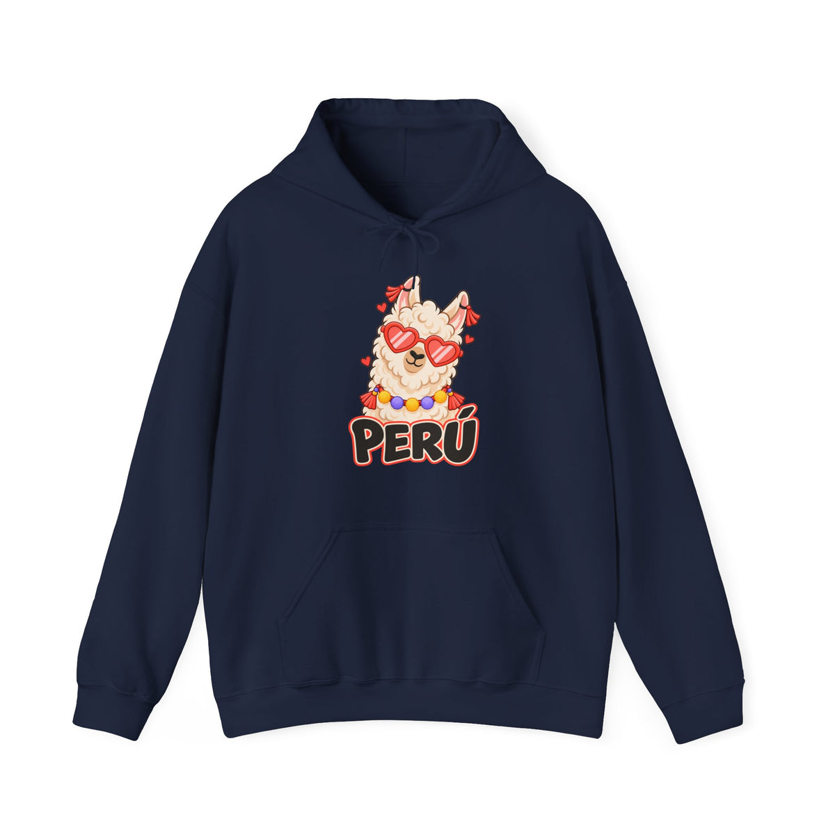 Best Cool Llama Peru Hoodie - Heart Sunglasses Llama Gift