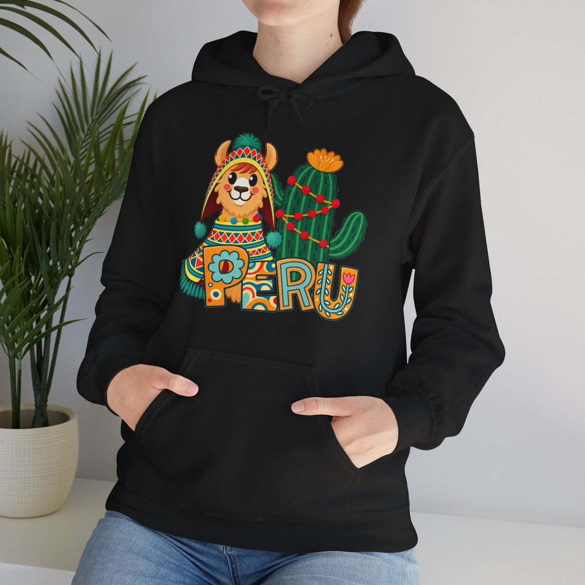 Best Peru Llama Hoodie - Cozy Peruvian Gift for Him & Her