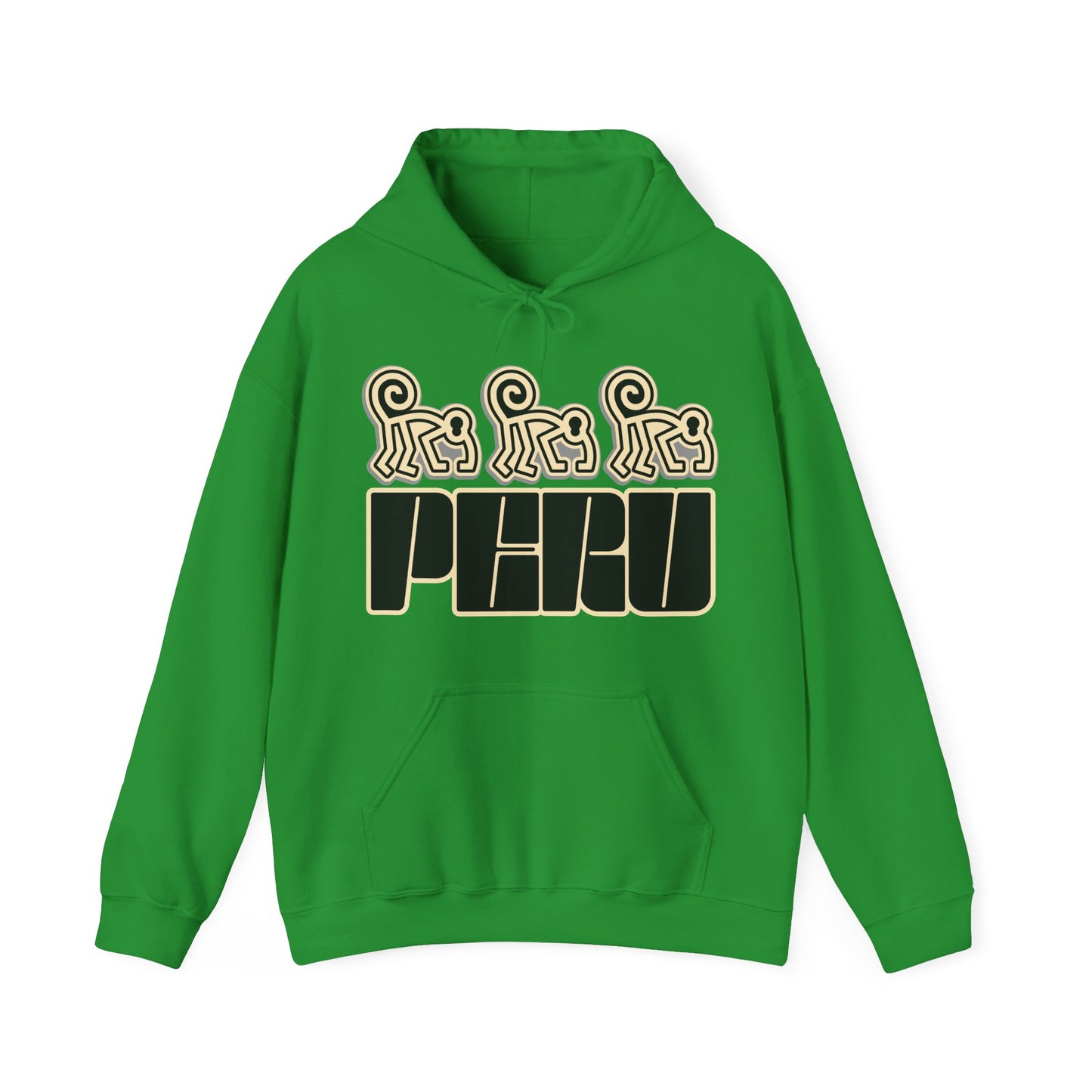 Best Peru Nazca Monkey Hoodie - Peruvian Pullover