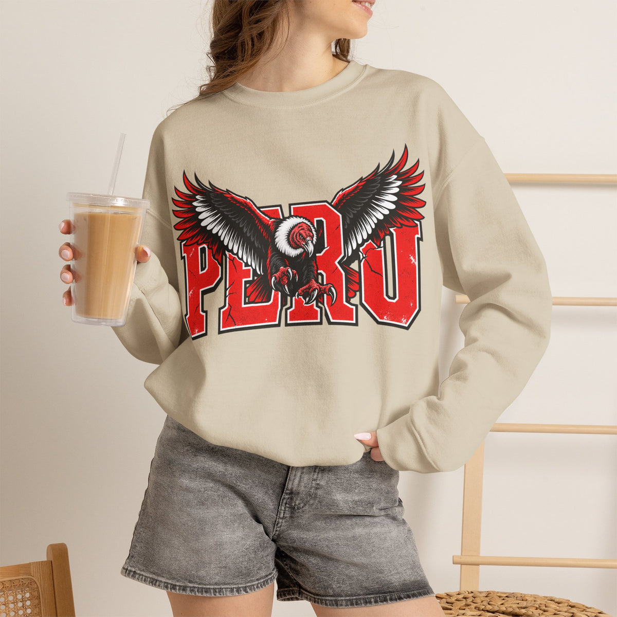 Best Peru Varsity Sweatshirt - Condor Crewneck Fan Gift