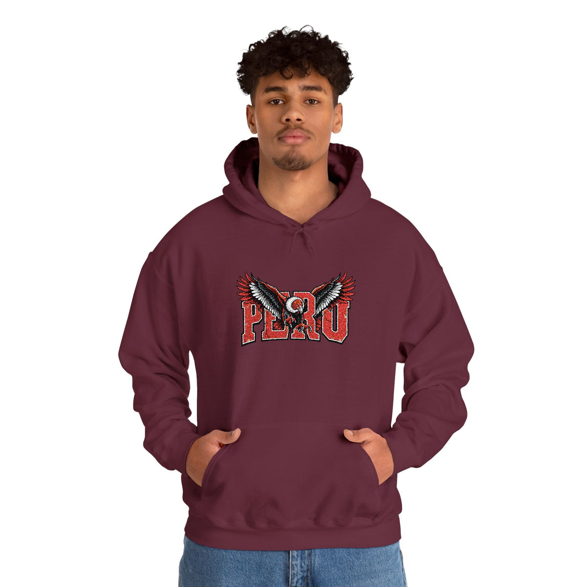 Best Peru Condor Embroidered Hoodie USA