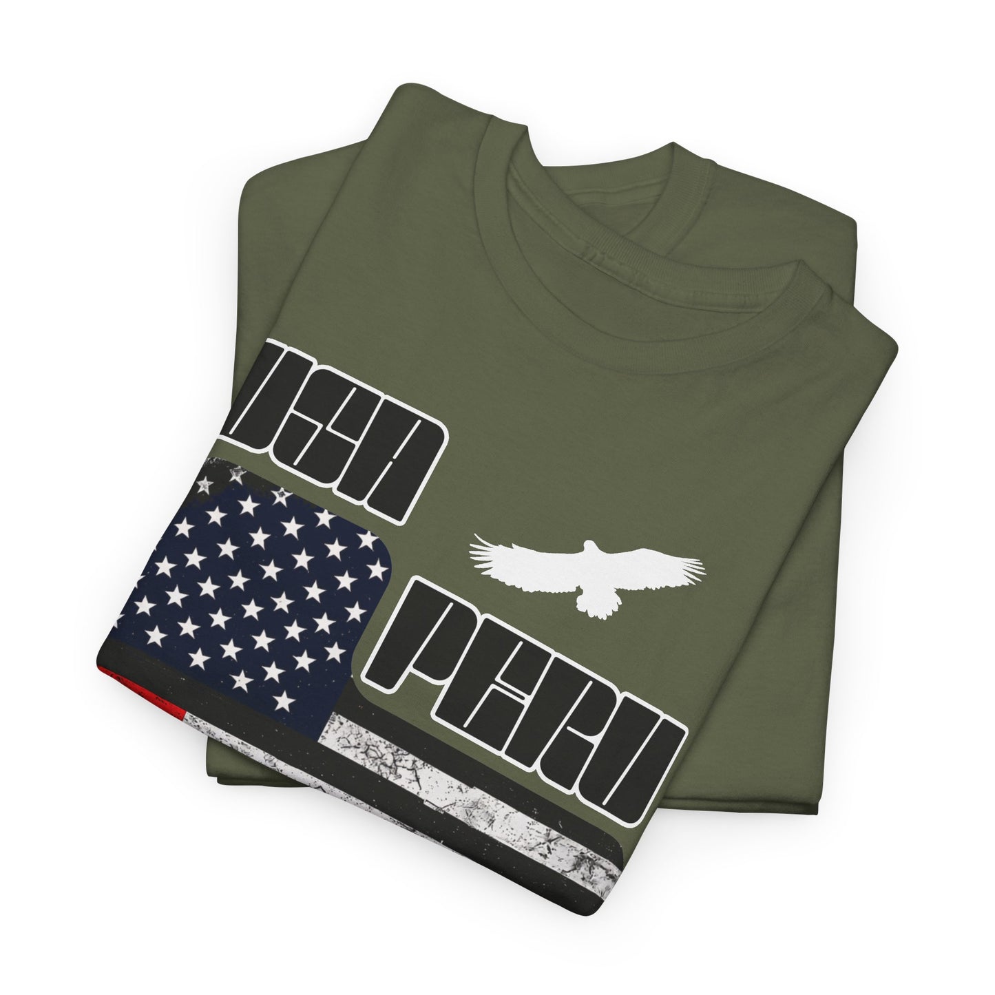 Best USA Peru Flag T-Shirt - Peruvian American Tee
