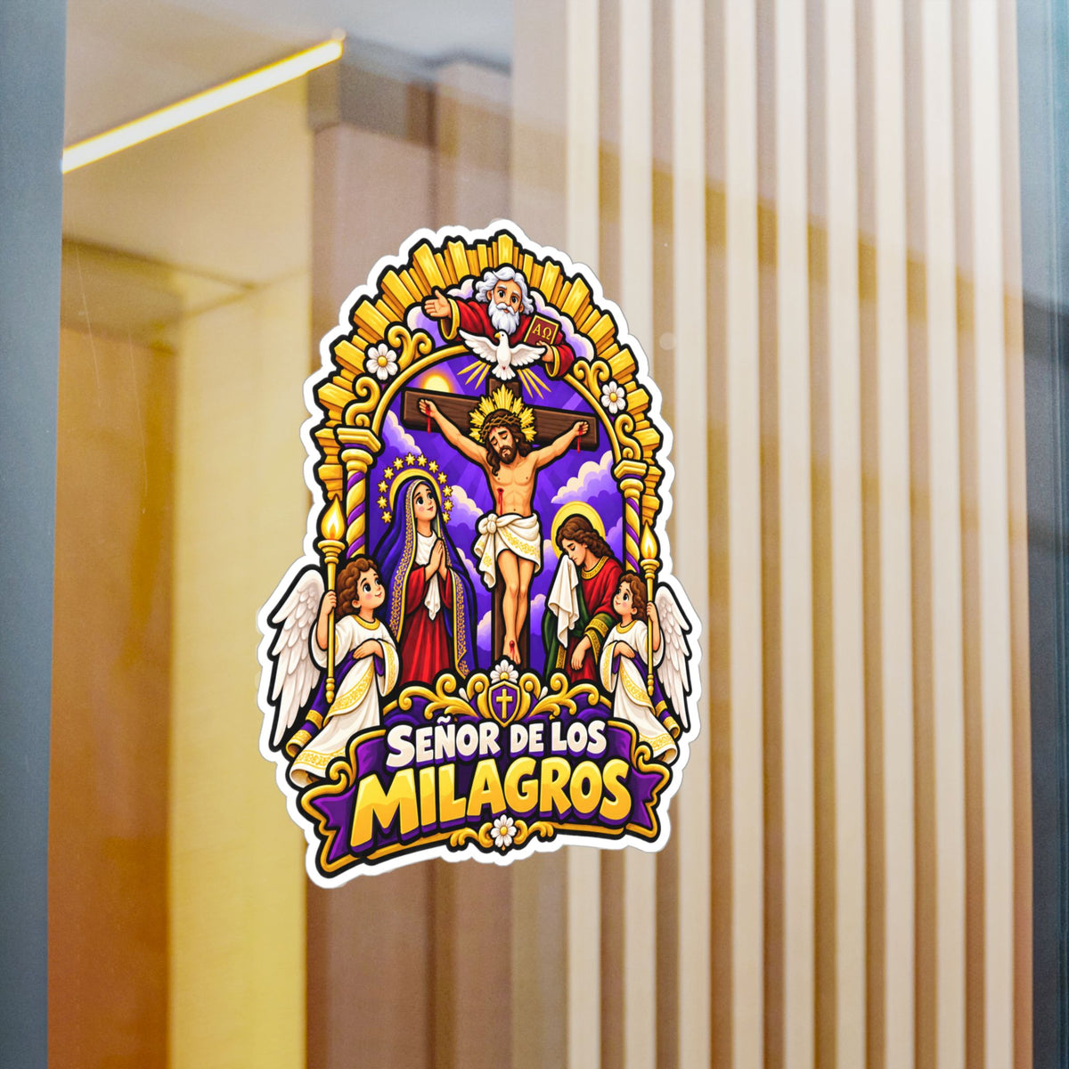 Best Señor de los Milagros Sticker - Mes Morado Decal Gift