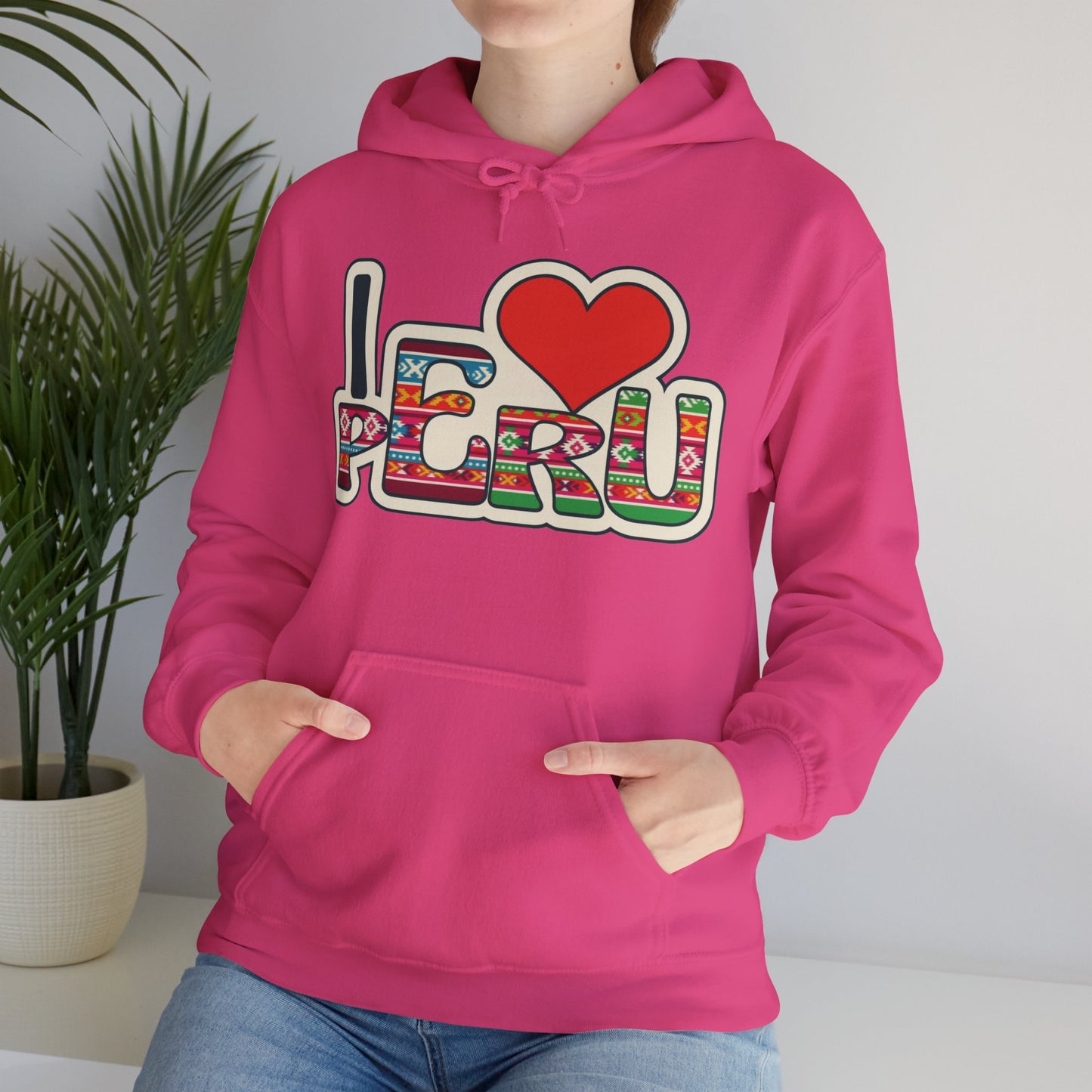 Best I Love Peru Unisex Hoodie - Peruvian Pride
