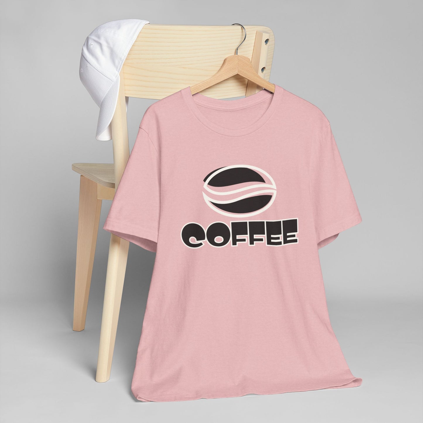 Minimalist Coffee Logo T-Shirt – Modern Graphic Tee for Coffee Lovers (USA Only)
