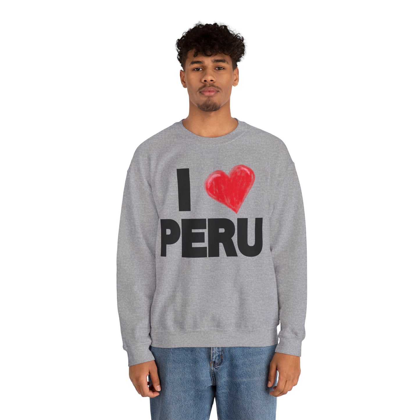 Best Unisex Sweatshirt Peruvian Inspired "I Love Peru"