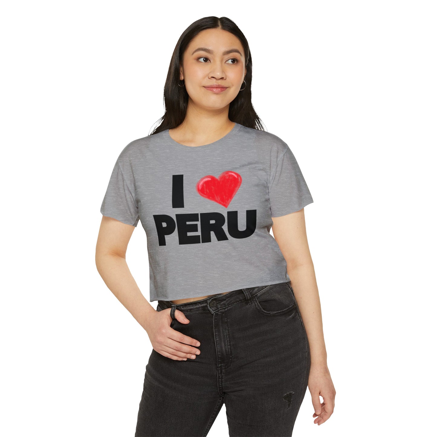 Peruvian Crop Top "Love Peru"