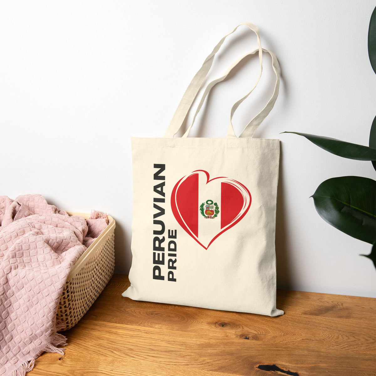 Best Peruvian Canvas Tote Bag "Peru Pride"