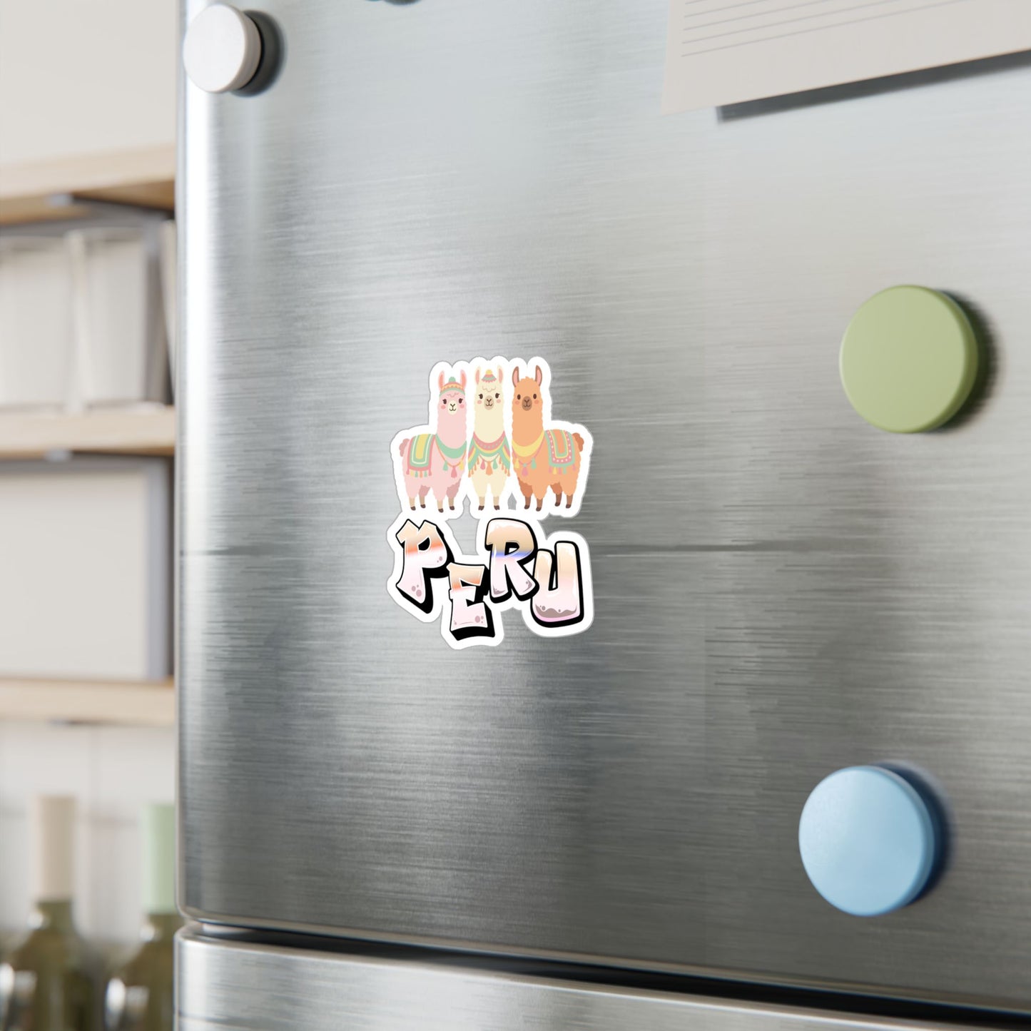 Best Peru Three Llamas Sticker - Vinyl Decal