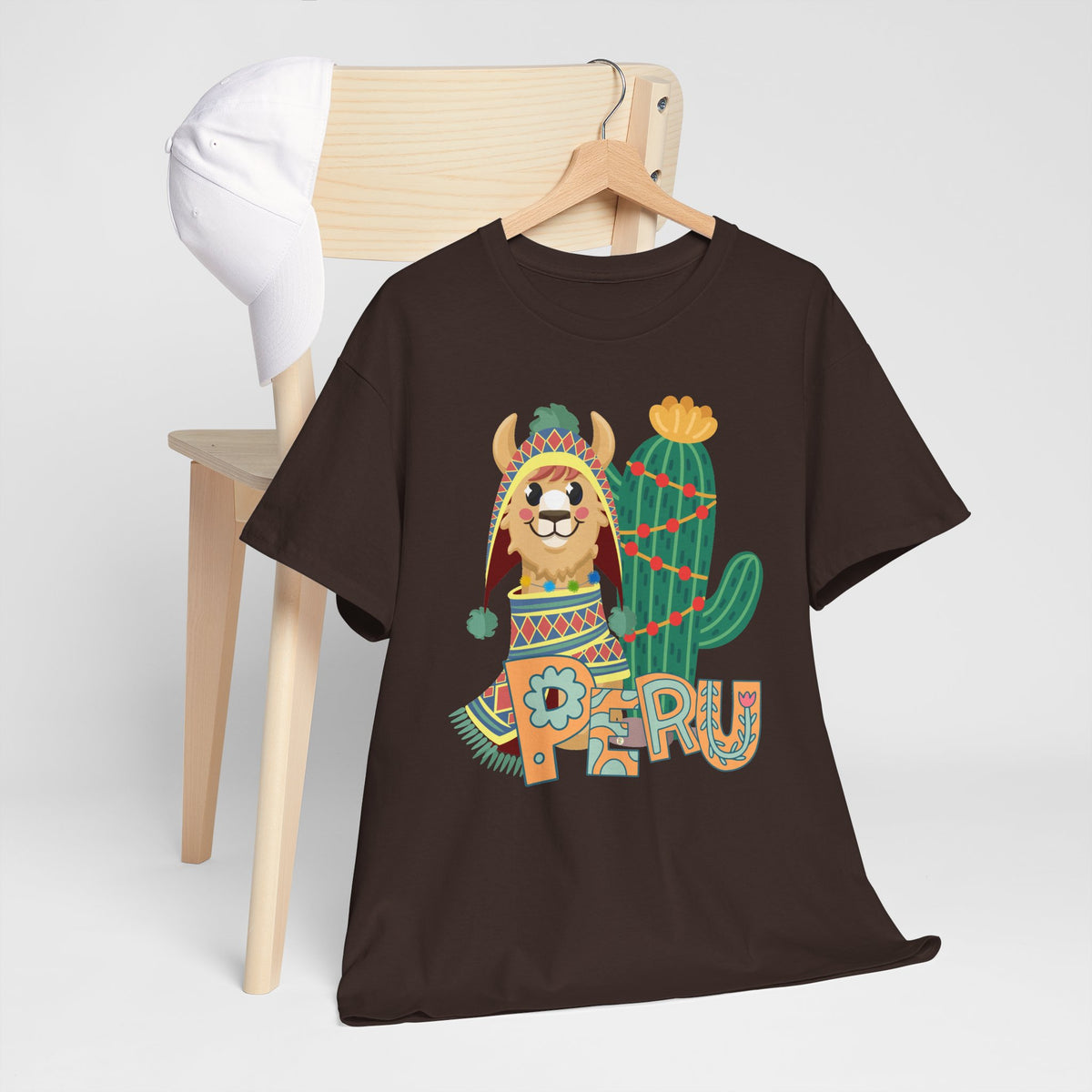 Best Peru Chullo Llama T-Shirt USA — Peruvian Pride Tee