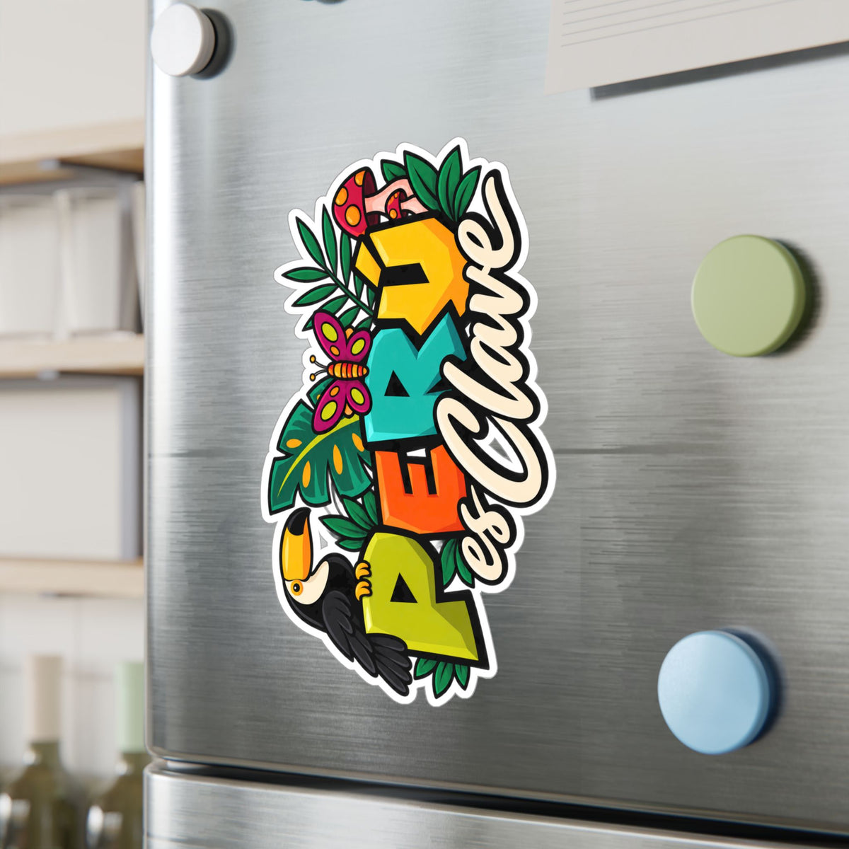 Best Perú es Clave Sticker - Amazon Toucan Jungle Decal
