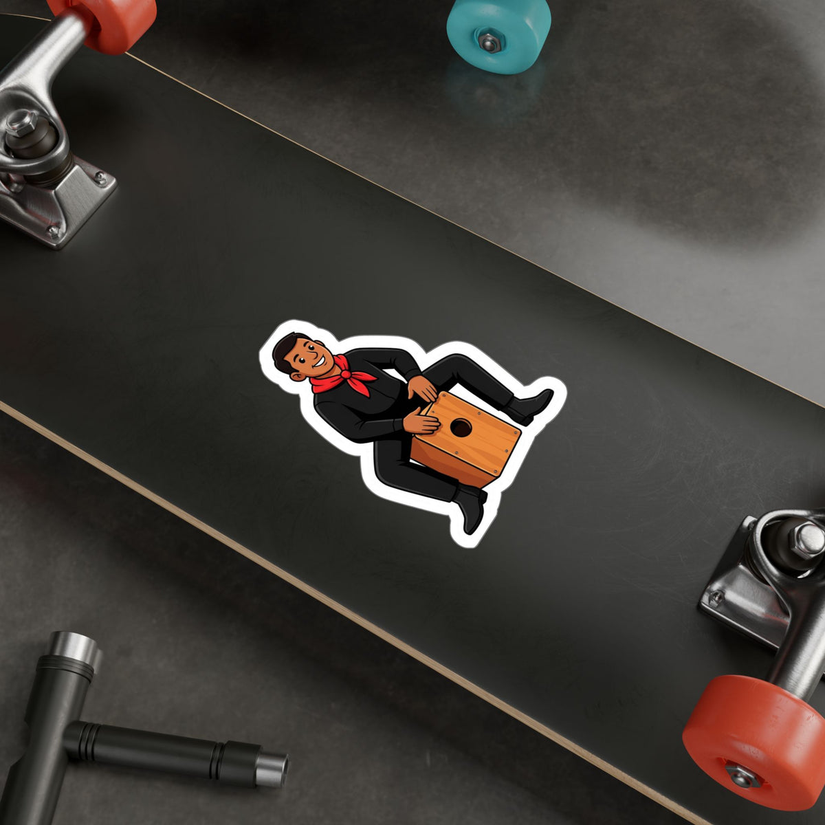 Best Peruvian Cajón Sticker - Afro-Peruvian Music Decal