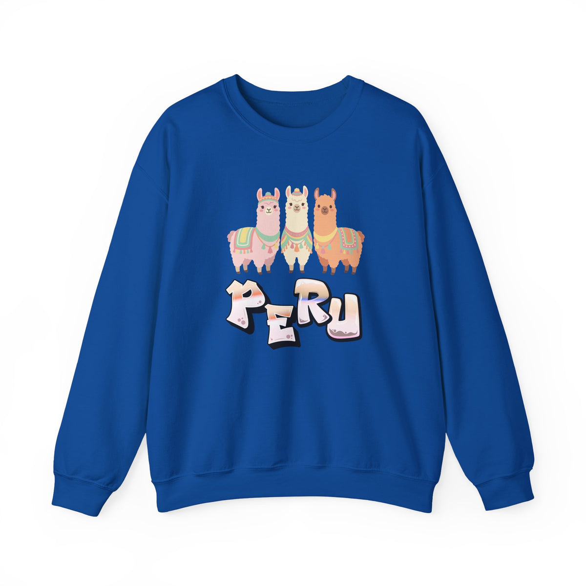 Best Pastel Llama Peru Sweatshirt - Cute Llamas Crewneck